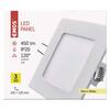 EMOS LED panel 120×120, vestavný bílý, 6W teplá bílá 1540210610