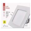 EMOS LED panel 120×120, vestavný bílý, 6W neutrální bílá 1540210620