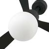 FARO AMELIA L BALL LED stropní ventilátor, černá