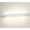 BIG WHITE SEDO 14, nástěnné svítidlo, LED, 3000K, hranaté, bílé, satinované sklo, D/Š/V 59,5/8,5/4 cm, 17 W 151781