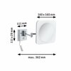 PAULMANN HomeSpa LED kosmetické zrcadlo Jora 3-násobné zvětšení IP44 chrom/bílá/zrcadlo 3,3W měnitelná bílá 789.33