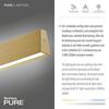 PAUL NEUHAUS LED závěsné svítidlo PURE-E-MOTION matná mosaz elektricky nastavitelná výška 2700-5000K PN 2570-60