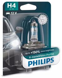 Philips H4 12V 60/55W P43t-38 X-tremeVision Pro150 1ks blistr 12342XVPB1