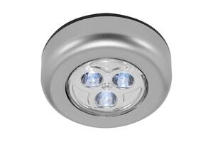 BRILONER LED Push-Light pr. 6,8 cm 3x0,3W 15lm titan BRI 2251-034