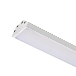 RENDL LED PROFILE J přisazený 1m bílá matný akryl/hliník  R14093