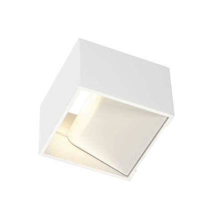 BIG WHITE LOGS IN, nástěnné svítidlo, LED, 3000K, hranaté, bílé, vč. ovladače LED 151321