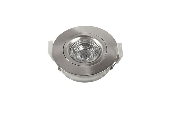 HEITRONIC LED vestavné svítidlo DL6809, matný nikl, teplá bílá dimm to warm IP44 7W 2800K 500954