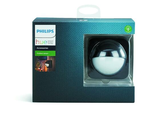 Philips HUE venkovní bezdrátové pohybové čidlo 160° 12m IP54 2xAA černé