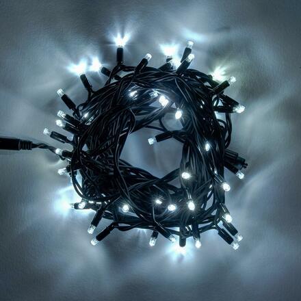 DecoLED LED světelný řetěz - 5m, ledově bílá, 60 diod