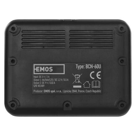EMOS Nabíječka baterií EMOS BCN-60U N9361