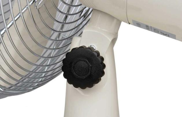 RETRO stolní ventilátor KALORIK VT 1021, 30cm, 35W, slonová kost
