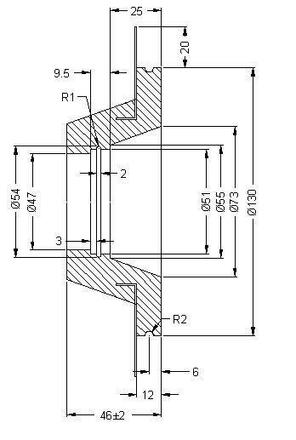 Light Impressions Kapego stropní vestavné svítidlo 12V AC/DC GU5.3 / MR16 1x max. 50,00 W bílá 110501