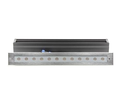 Light Impressions Deko-Light zemní svítidlo Line V RGB 24V DC 21,60 W 340 lm 549 mm stříbrná 730437