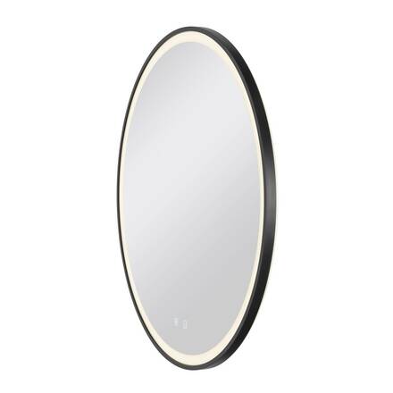 BIG WHITE (SLV) TRUKKO 80 zrcadlo ? 80 cm, chrom, černý okraj 1007202