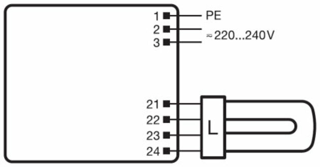 OSRAM QTP-D/E 1X10-13/220-240