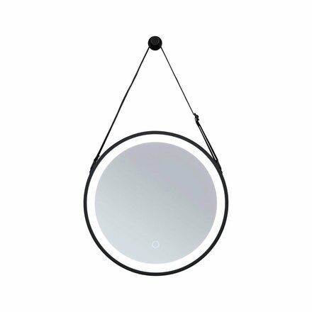 PAULMANN LED zrcadlo s osvětlením Miro IP44 měnitelná bílá 230V 7,5W zrcadlo/černá mat