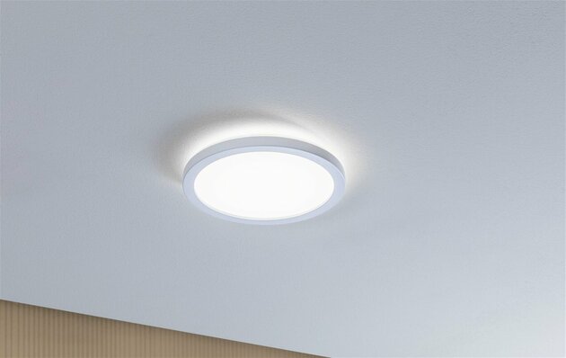 PAULMANN LED Panel Atria Shine Backlight IP44 kruhové 190mm 11,2W 4000K bílá