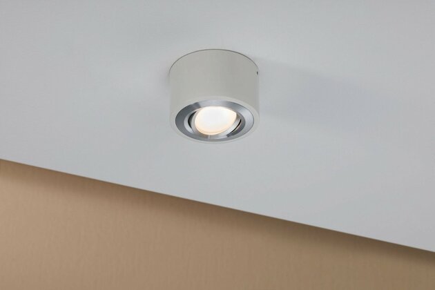 Paulmann LED stropní svítidlo Argun 1-ramenné 4,8W bílá mat/hliník kartáčovaný 797.08 P 79708