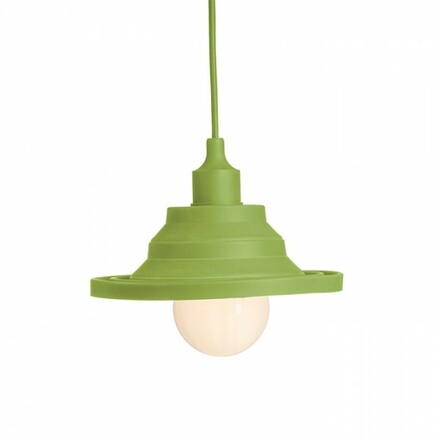 RENDL AMICI závěsná silikonová lampa zelená 230V E27 42W R10620