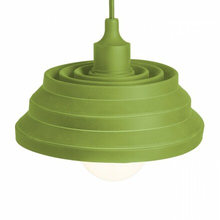 RENDL AMICI závěsná silikonová lampa zelená 230V E27 42W R10620