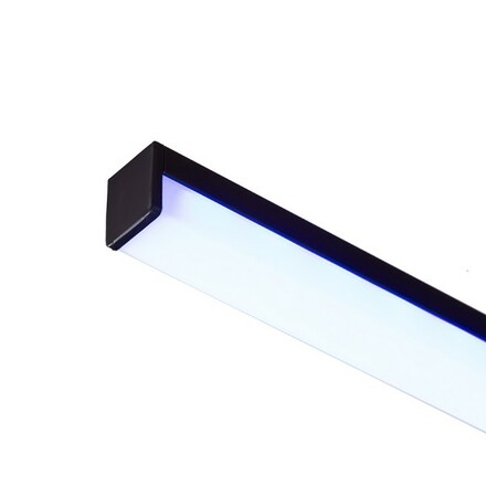 RENDL LED PROFILE H přisazený 1m eloxovaný hliník/matný akryl  R14091