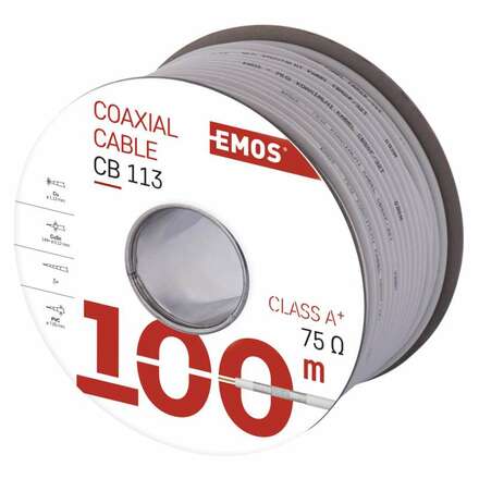 EMOS Koaxiální kabel CB113 1m 2305113000