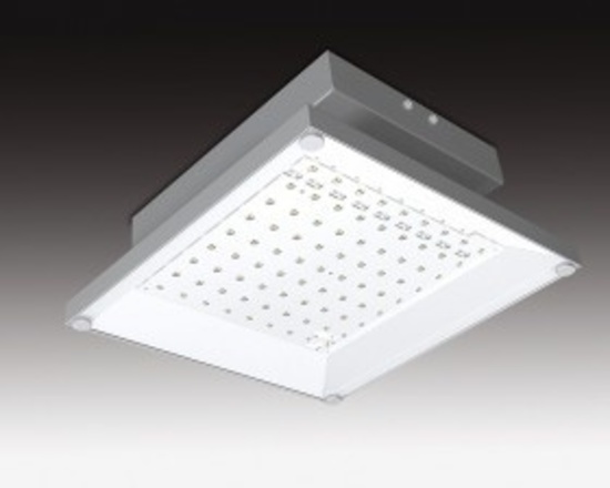 SEC Přisazené nouzové LED svítidlo pro vysoké stropy LED - C.ROTALUX2 24V AC/DC RAL9006, MidPower LED, 1750 lm, barva šedá, neadresovatelný CBS 165-B-103-00-02-SP