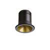 LED Zápustné schodišťové svítidlo Ideal Lux Virus BK GD 244853 3W 210lm 3000K IP20 černo-zlaté