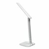 Solight LED stmívatelná stolní lampička s displejem, 6W, volba teploty světla, bílý lesk WO43