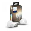 Hue LED White Bluetooth žárovka E14 kapka set 2ks 8719514356771 2x5,7W 2x470lm 2700K P45 IP20