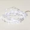 ACA Lighting perličky 20 LED dekorační řetěz studená bílá, stříbrný měďený drát na baterie 2xAA IP20 2m+10cm 1.2W XSW20W2APEARL