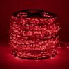 DecoLED LED světelný řetěz - 100m, 2000 červených diod, bílý kabel