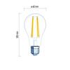 EMOS LED žárovka Filament A60 A++ 8W E27 neutrální bílá 1525283241