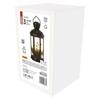 EMOS LED dekorace - vánoční lucerna se svíčkami černá, 35,5 cm, 3x C, vnitřní, vintage DCLV15