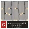 EMOS Standard LED spojovací vánoční řetěz – záclona, 1x2 m, venkovní, teplá bílá D1EW01