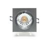 Light Impressions Kapego stropní vestavné svítidlo 12V AC/DC GU5.3 / MR16 1x max. 50,00 W 92 mm stříbrná 110421