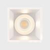 KOHL-Lighting NOON SQ zapuštěné svítidlo s rámečkem 93x93 mm bílá 38° 10 W  CRI 80 3000K PUSH
