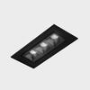 KOHL-Lighting NSES TILT zapuštěné svítidlo s rámečkem 123x58 mm černá 6 W CRI 90 2700K PUSH