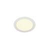 BIG WHITE SENSER 18 Indoor, stropní vestavné LED svítidlo kruhové, bílé, 3000K 1003009