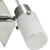 LEUCHTEN DIREKT is JUST LIGHT LED nástěnné svítidlo, nastavitelné, ocel, sklo 3000K LD 11931-55