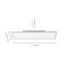 LEUCHTEN DIRECT LED stropní svítidlo, panel, bílé, 60x30cm 4000K LD 14474-16