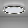 LEUCHTEN DIREKT is JUST LIGHT LED stropní svítidlo antracit, kruhové, pr.60cm, stmívatelné, Switchmo, teplá bílá krokově stmívatelné 3000K