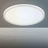 LEUCHTEN DIREKT is JUST LIGHT LED stropní svítidlo kruhové v bílé s nastavitelou barvou světla a dálkovým ovladačem 2700-5000K