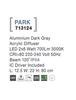 Nova Luce Elegantní oboustranný sloupek PARK NV 713124