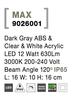 Nova Luce Moderní hranaté nástěnné světlo MAX NV 9026001