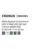 Nova Luce Dekorativní nástěnné LED osvětlení Cronus - 12 W, 1121 lm, 205 x 220 x 110 mm NV 9084081