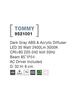 Nova Luce Venkovní stropní LED svítidlo TOMMY NV 9521001