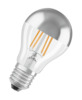 LEDVANCE LED CLASSIC A 50 MIRROR S P 6.5W 827 FIL SIL E27 4099854062742