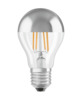 LEDVANCE LED CLASSIC A 50 MIRROR S P 6.5W 827 FIL SIL E27 4099854062742