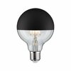 PAULMANN LED Globe 6,5 W E27 zrcadlový svrchlík černá mat teplá bílá stmívatelné 286.76